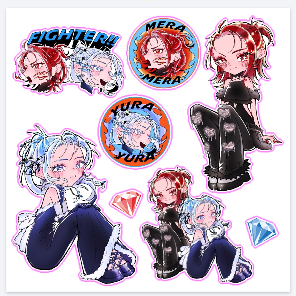 カスタムシール/3種