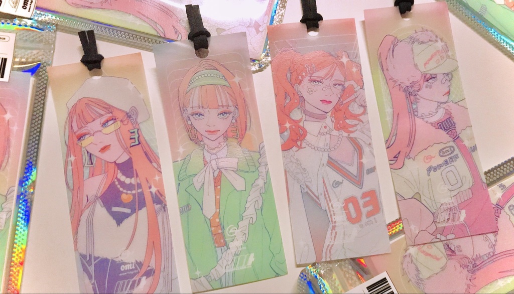 トレーシングペーパーしおり