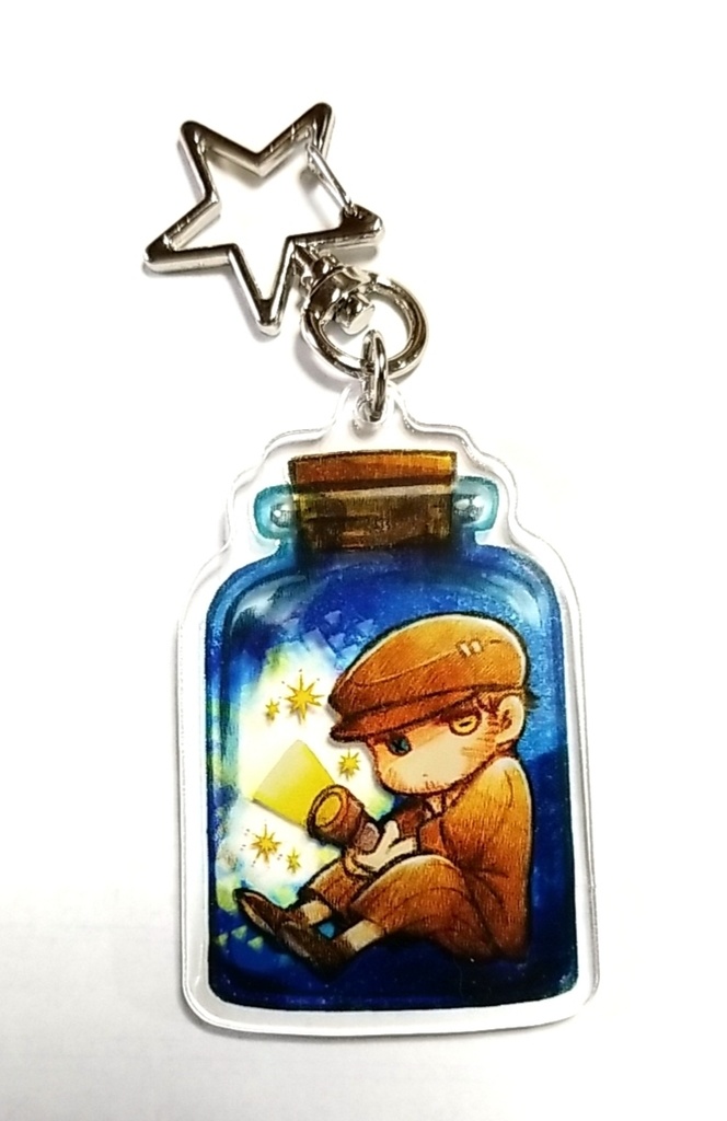 泥棒瓶詰めアクリルキーホルダー