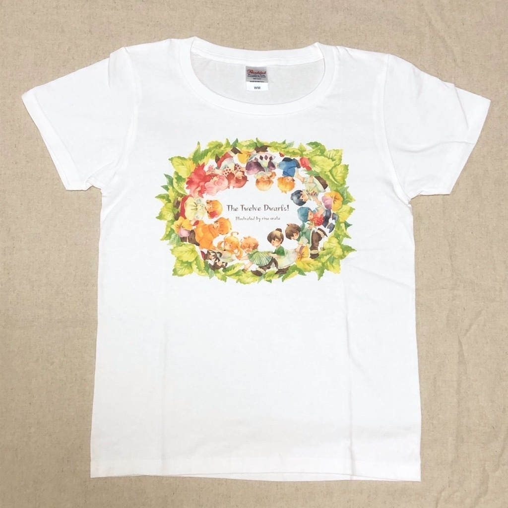 【レディースTシャツ】まあるくまわってまたおいで