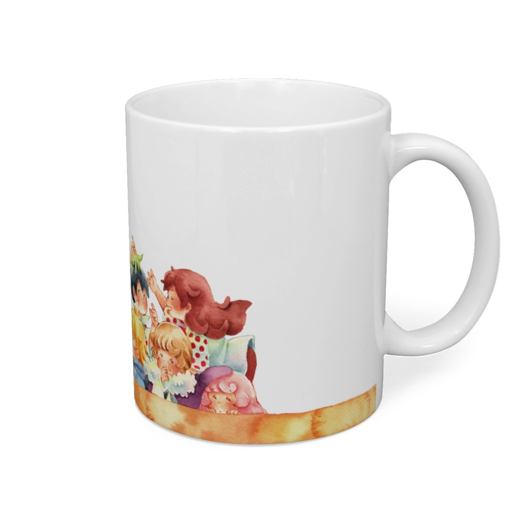 【マグカップ】12にんのこびと「こんにちは」