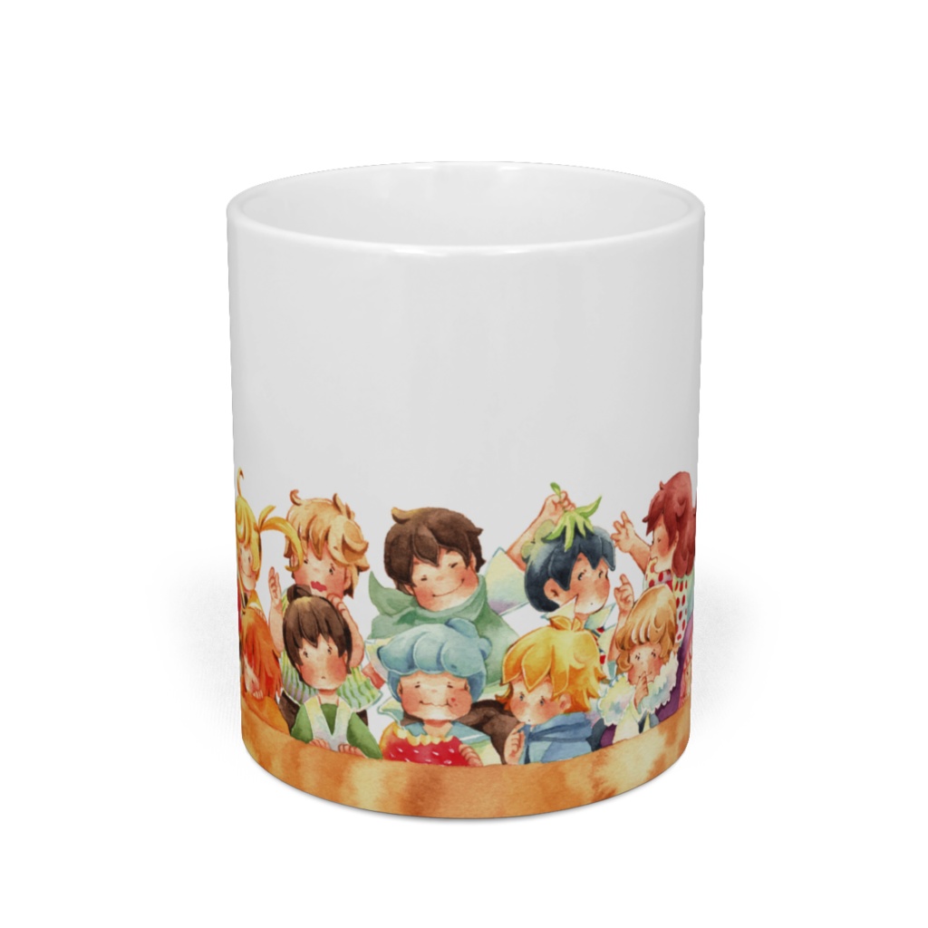 【マグカップ】12にんのこびと「こんにちは」