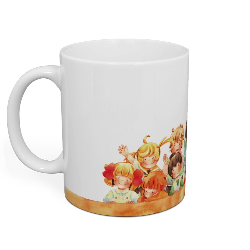 【マグカップ】12にんのこびと「こんにちは」