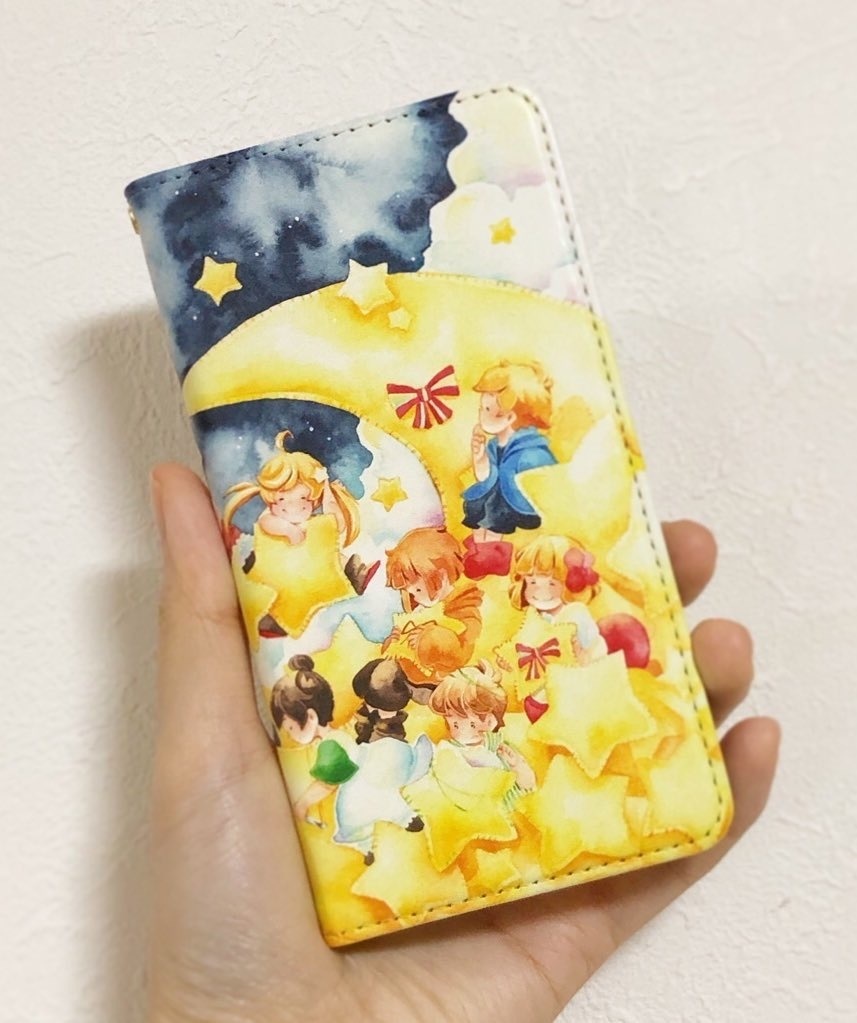 【iPhoneケース】手帳型(6/6s/7/8/X/XS/11/12)ゆめのはじっこ柄