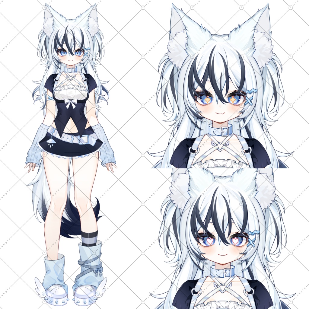 【Live2D】Arctic Fox Girl + Additional Art【VTS】