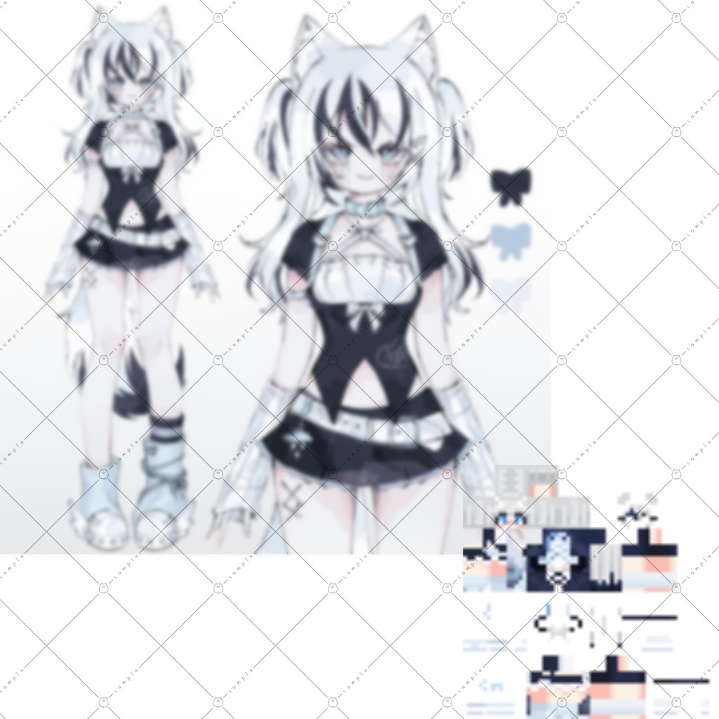 【Live2D】Arctic Fox Girl + Additional Art【VTS】