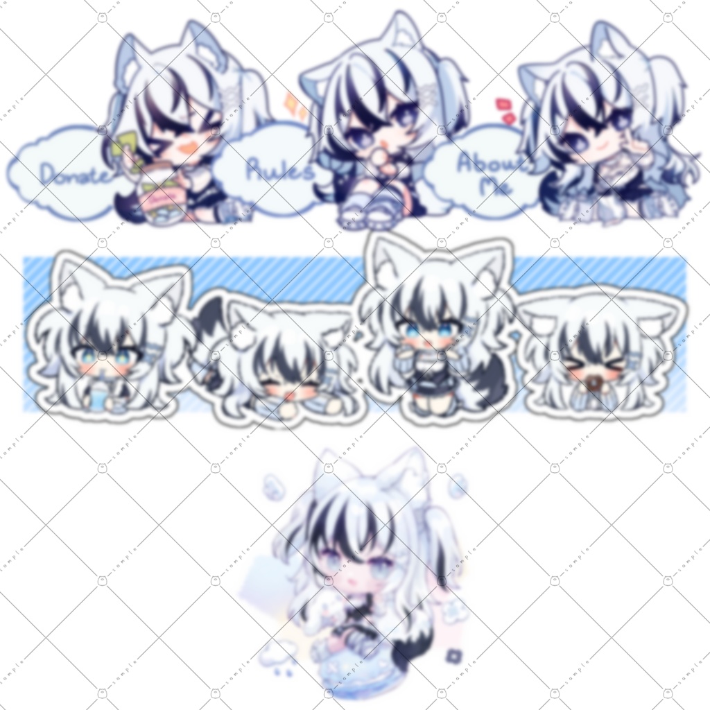 【Live2D】Arctic Fox Girl + Additional Art【VTS】
