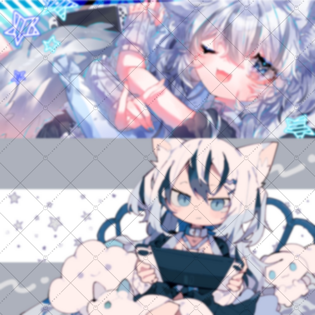 【Live2D】Arctic Fox Girl + Additional Art【VTS】