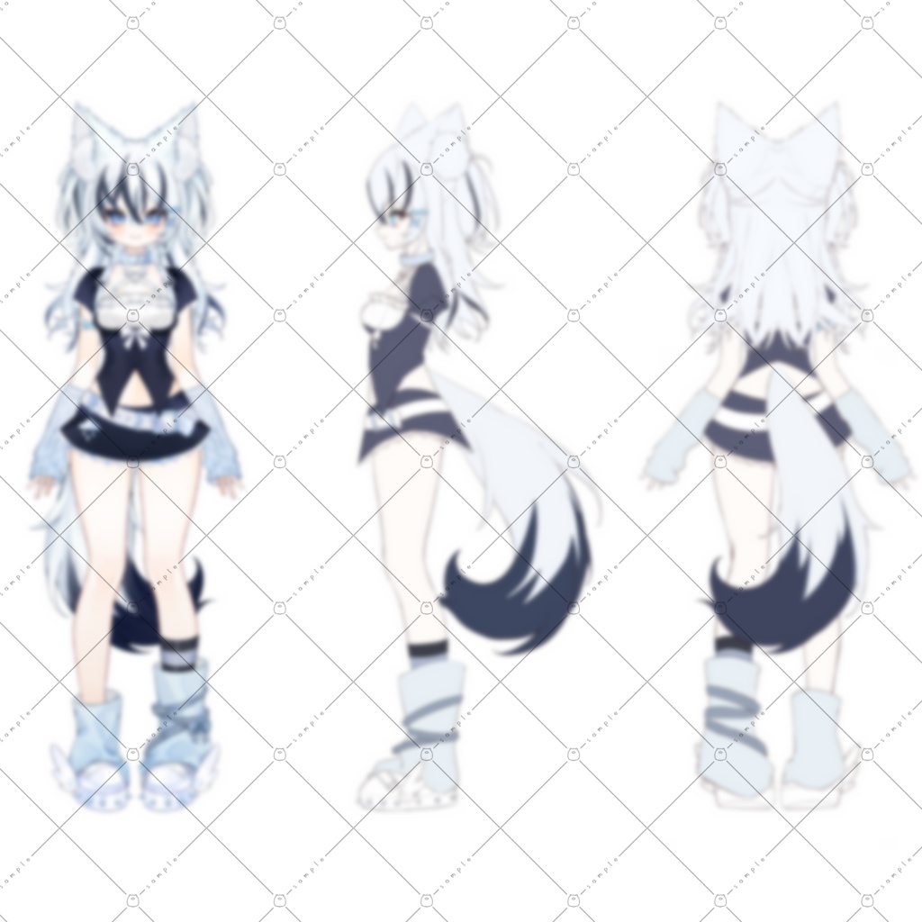 【Live2D】Arctic Fox Girl + Additional Art【VTS】