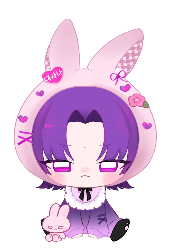 うさちゃんアクキー　東雲あさな