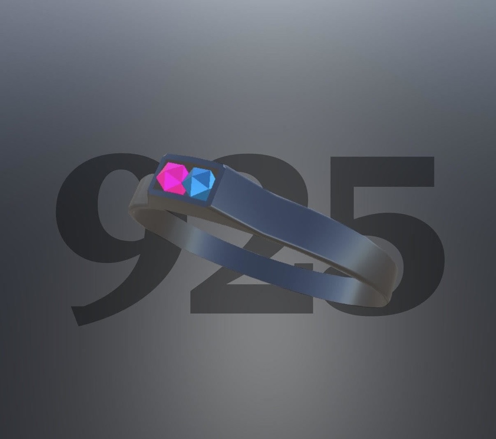 【VRChat想定】Bubblegum Ring.1