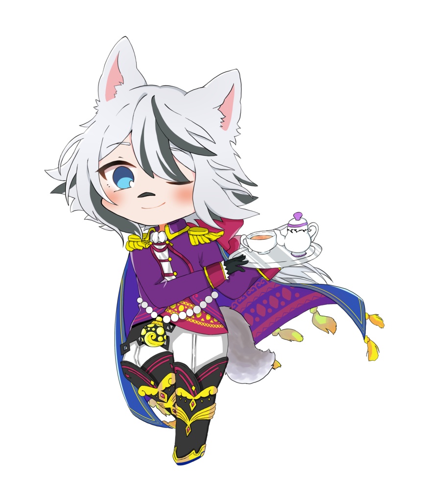 カフェ風ハーシュ様アクリルスタンド