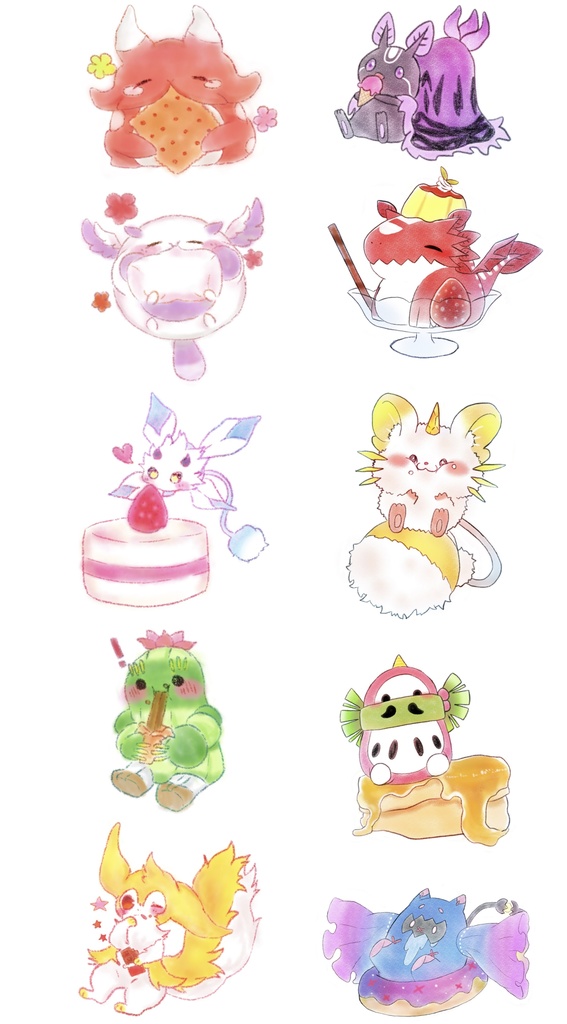 おかしーどシールセット