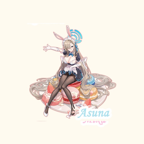 ブルーアーカイブ 早瀬ユウカ 一之瀬アスナ 飛鳥馬トキ 聖園ミカ 下江コハル 生塩ノア アクリルスタンド