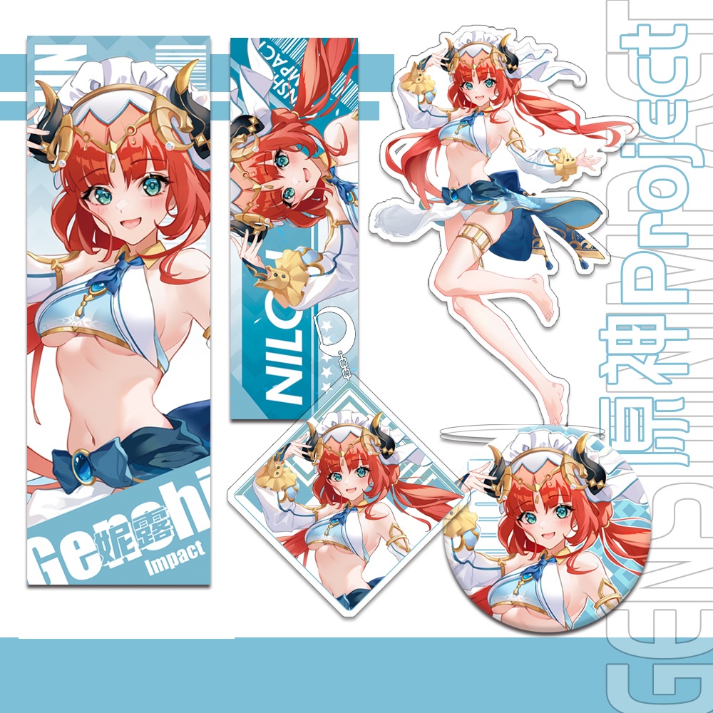 Genshin Impact genshinimpact 原神 ニィロウ アクリルキーホルダー アクリルスタンド ブックマーク 缶バッジ