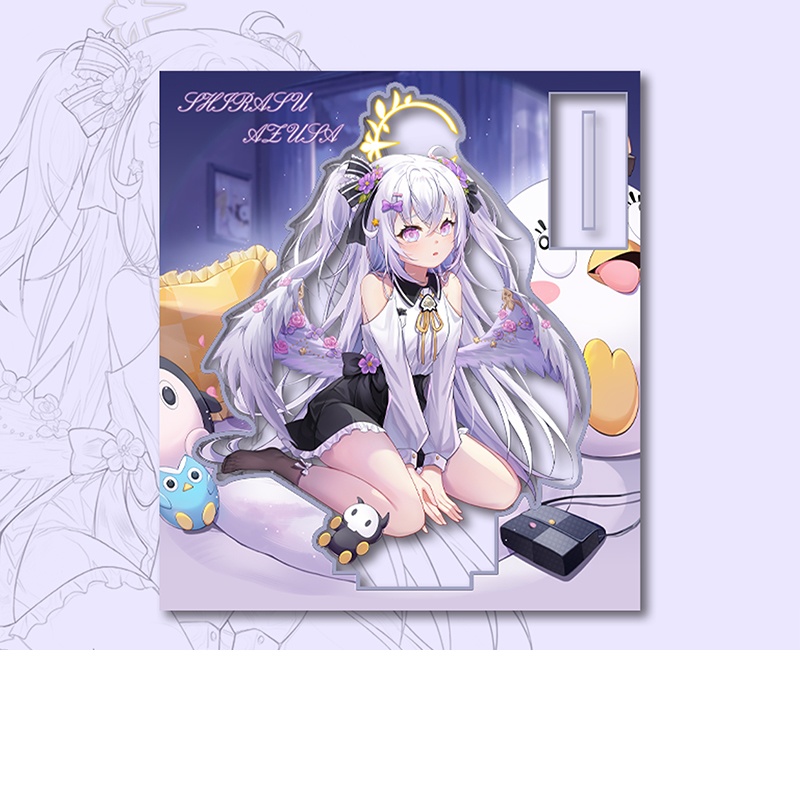 Blue Archive bluearchive ブルーアーカイブ 白洲アズサ アクリルスタンド 缶バッジ