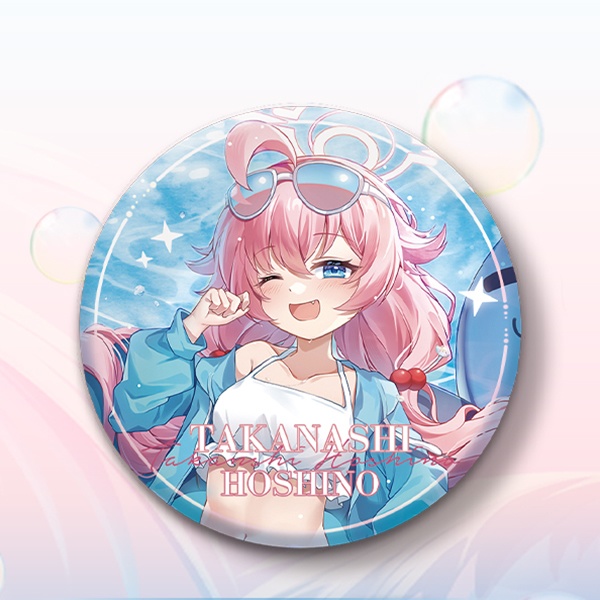 Blue Archive bluearchive ブルーアーカイブ 小鳥遊ホシノ 小鳥遊ホシノ(水着) アクリルスタンド 缶バッジ