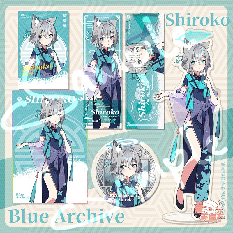 Blue Archive bluearchive ブルーアーカイブ 白洲アズサ 鬼方カヨコ 空崎ヒナ 小鳥遊ホシノ 砂狼シロコ アクリルスタンド ブックマーク 缶バッジ 色紙 チェキ ポラロイド