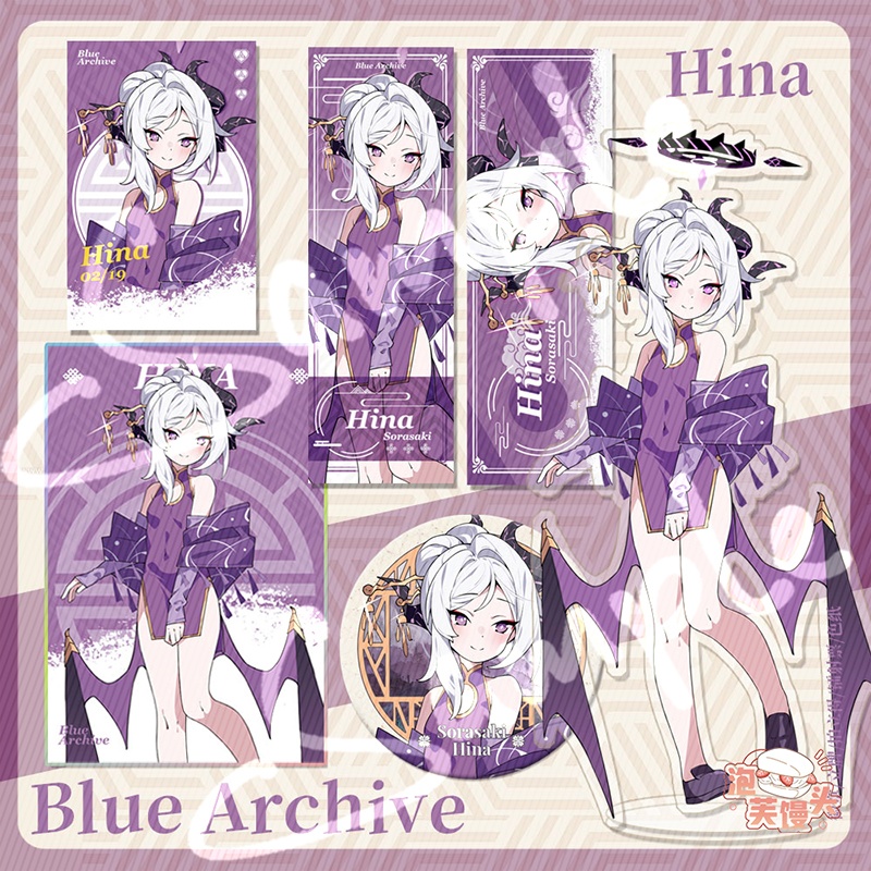 Blue Archive bluearchive ブルーアーカイブ 白洲アズサ 鬼方カヨコ 空崎ヒナ 小鳥遊ホシノ 砂狼シロコ アクリルスタンド ブックマーク 缶バッジ 色紙 チェキ ポラロイド