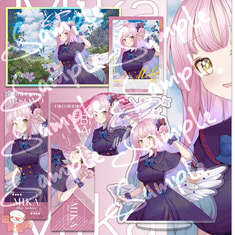 Blue Archive bluearchive ブルーアーカイブ 白洲アズサ 鬼方カヨコ 聖園ミカ 空崎ヒナ 天童アリス 桐藤ナギサ 百合園セイア 小鳥遊ホシノ アクリルスタンド ブックマーク 缶バッジ 色紙 チェキ ポラロイド