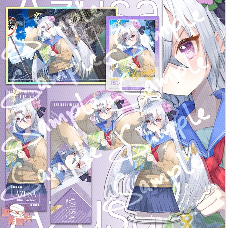 Blue Archive bluearchive ブルーアーカイブ 白洲アズサ 鬼方カヨコ 聖園ミカ 空崎ヒナ 天童アリス 桐藤ナギサ 百合園セイア 小鳥遊ホシノ アクリルスタンド ブックマーク 缶バッジ 色紙 チェキ ポラロイド