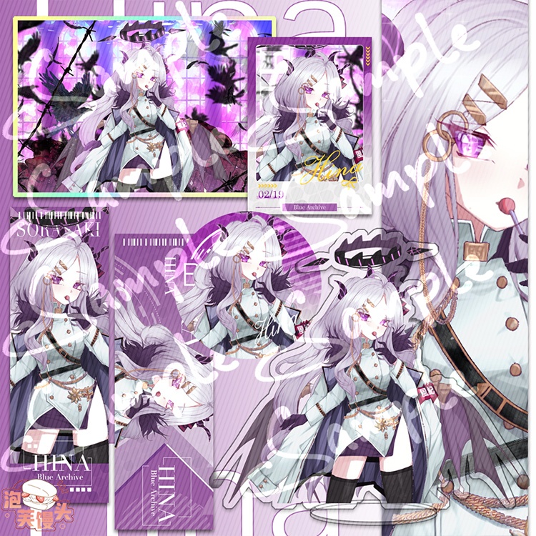 Blue Archive bluearchive ブルーアーカイブ 白洲アズサ 鬼方カヨコ 聖園ミカ 空崎ヒナ 天童アリス 桐藤ナギサ 百合園セイア 小鳥遊ホシノ アクリルスタンド ブックマーク 缶バッジ 色紙 チェキ ポラロイド