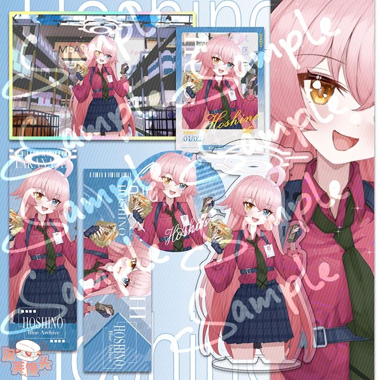 Blue Archive bluearchive ブルーアーカイブ 白洲アズサ 鬼方カヨコ 聖園ミカ 空崎ヒナ 天童アリス 桐藤ナギサ 百合園セイア 小鳥遊ホシノ アクリルスタンド ブックマーク 缶バッジ 色紙 チェキ ポラロイド