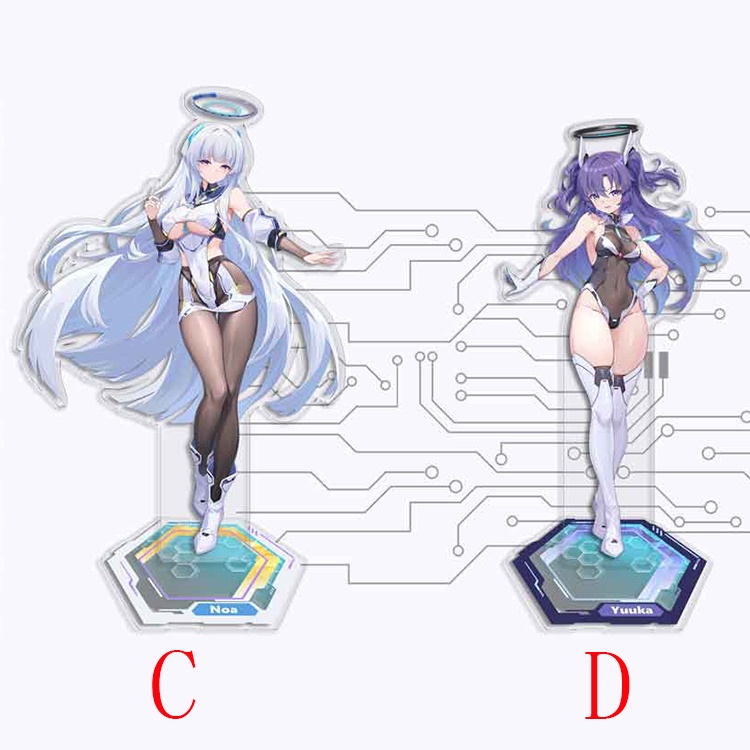 Blue Archive bluearchive ブルーアーカイブ 早瀬ユウカ 生塩ノア アクリルスタンド アクリルキーホルダー 缶バッジ