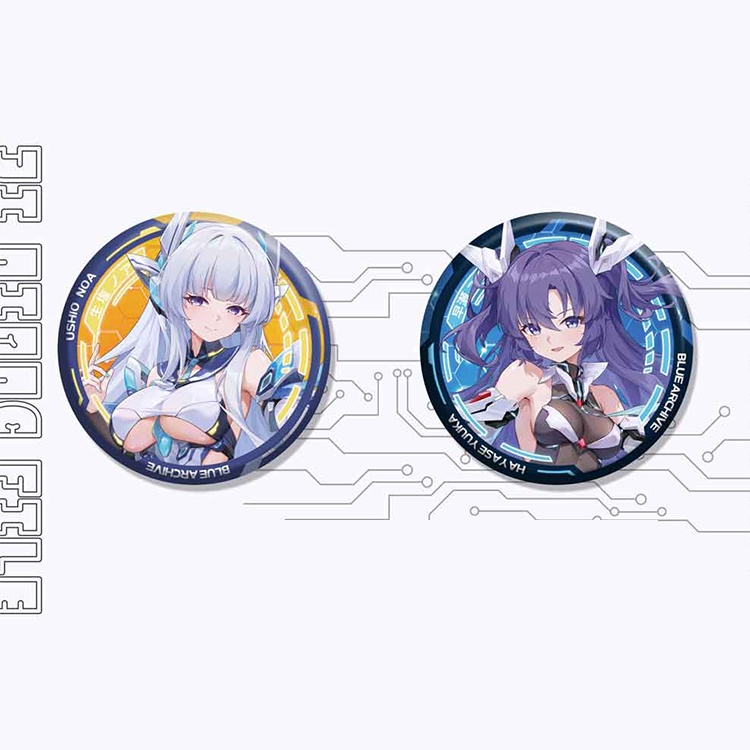 Blue Archive bluearchive ブルーアーカイブ 早瀬ユウカ 生塩ノア アクリルスタンド アクリルキーホルダー 缶バッジ