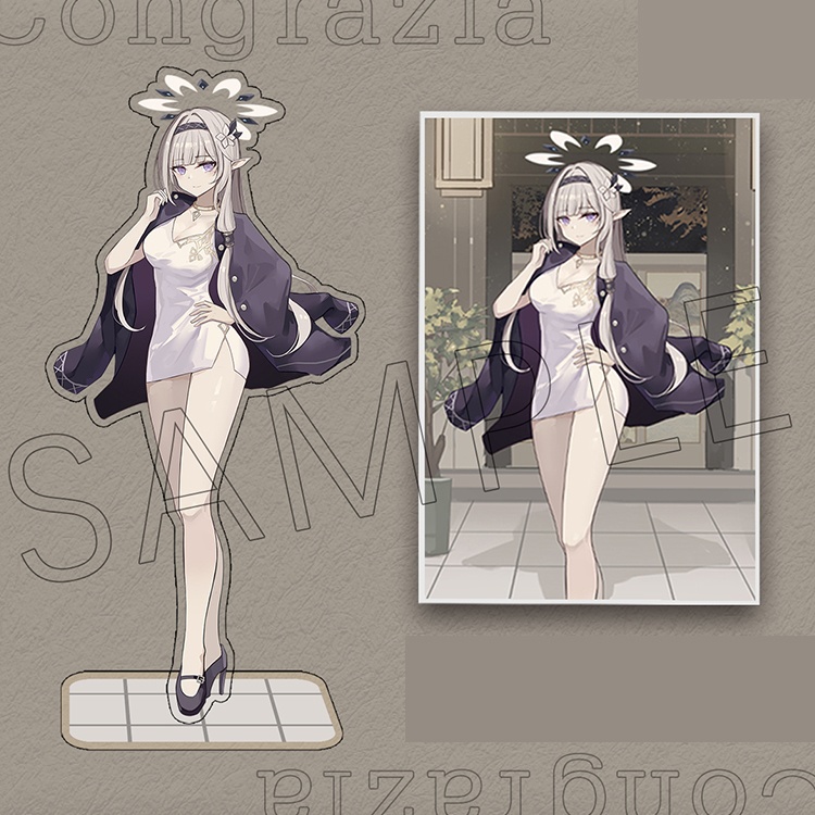 Blue Archive bluearchive ブルーアーカイブ 明星ヒマリ アクリルスタンド 色紙