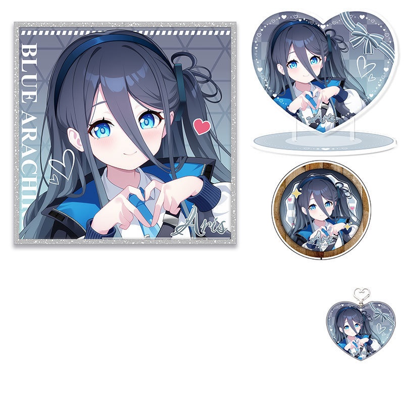 Blue Archive bluearchive ブルーアーカイブ 天童アリス アクリルスタンド アクリルキーホルダー 色紙 缶バッジ