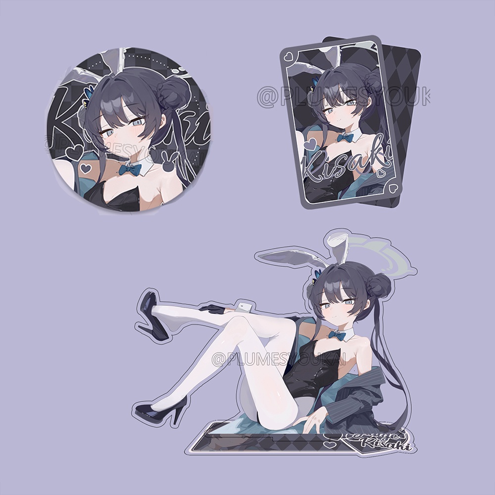 Blue Archive bluearchive ブルーアーカイブ 竜華キサキ キサキ アクリルスタンド アクリルキーホルダー 缶バッジ