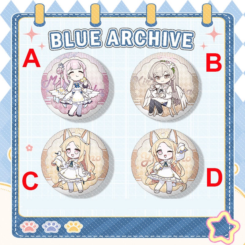 Blue Archive bluearchive ブルーアーカイブ 聖園ミカ 桐藤ナギサ 百合園セイア アクリルスタンド アクリルキーホルダー 缶バッジ