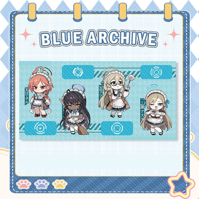 Blue Archive bluearchive ブルーアーカイブ 美甘ネル 室笠アカネ 一之瀬アスナ 角楯カリン アクリルスタンド アクリルキーホルダー 缶バッジ