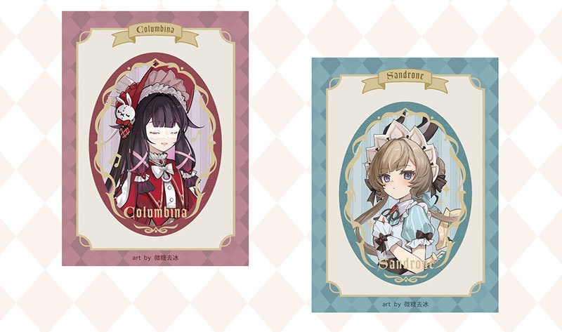 Genshin Impact 原神 コロンビーナ サンドローネ アクリルスタンド 色紙 缶バッジ