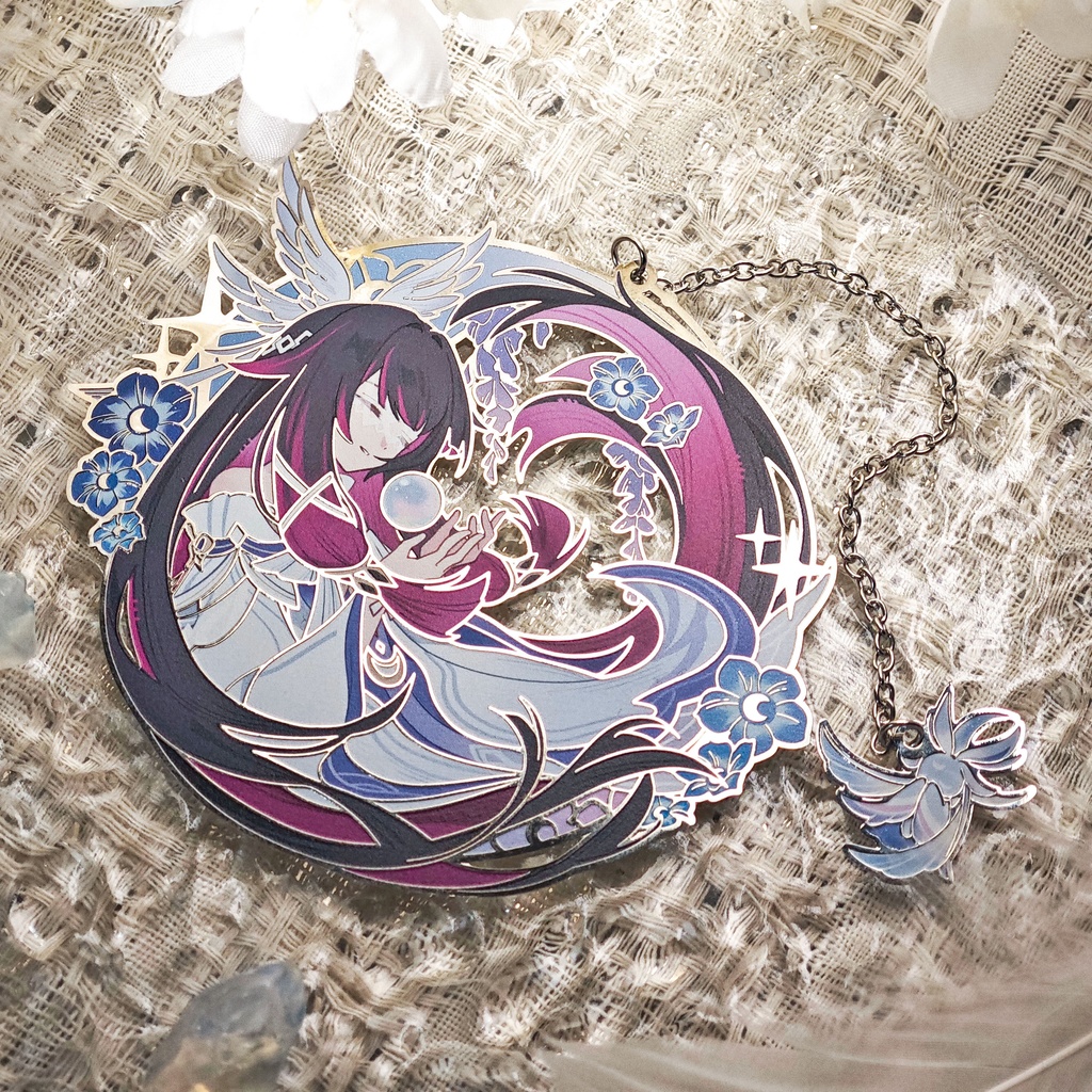 Genshin Impact 原神 コロンビーナ メタル ブックマーク 缶バッジ