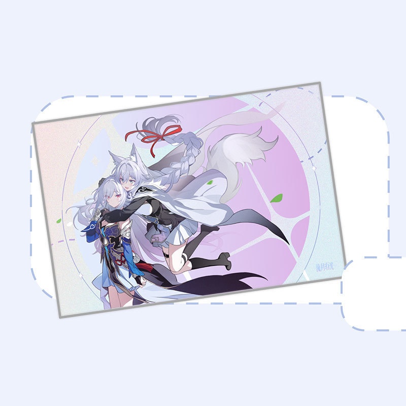 スターレイル 白珠 鏡流 アクリルスタンド 缶バッジ 色紙