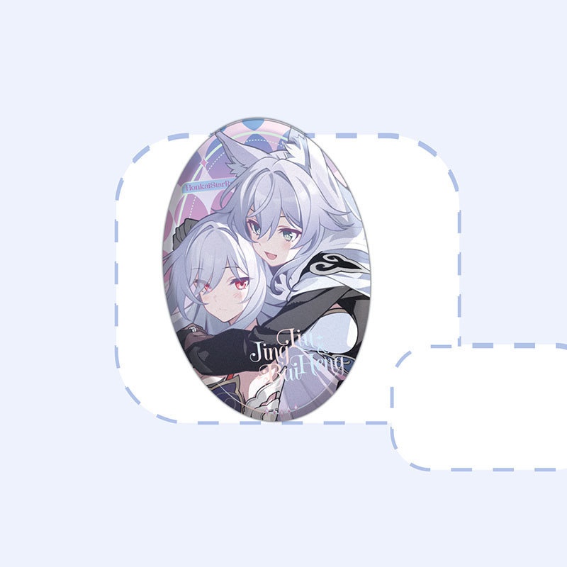スターレイル 白珠 鏡流 アクリルスタンド 缶バッジ 色紙