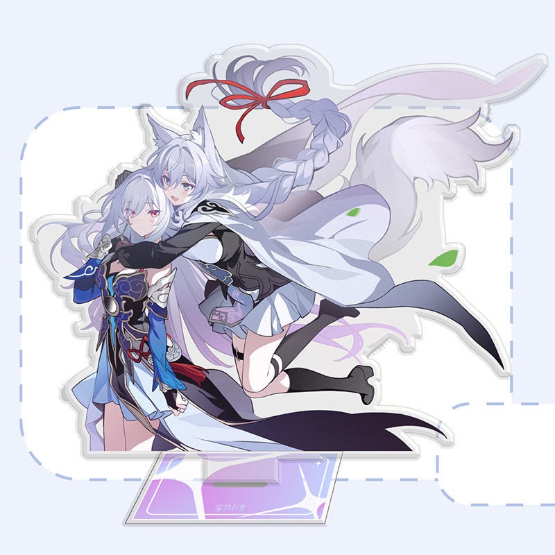 スターレイル 白珠 鏡流 アクリルスタンド 缶バッジ 色紙