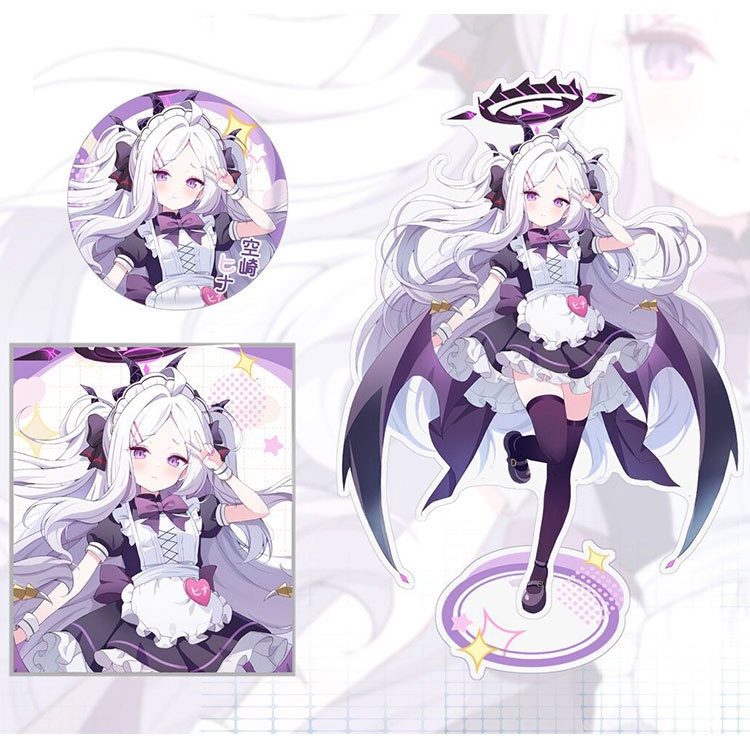 Blue Archive bluearchive ブルーアーカイブ 空崎ヒナ アクリルスタンド 缶バッジ 色紙