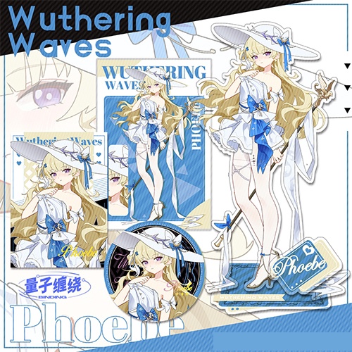 鳴潮 フィービー アクリルスタンド 色紙 缶バッジ ポストカード