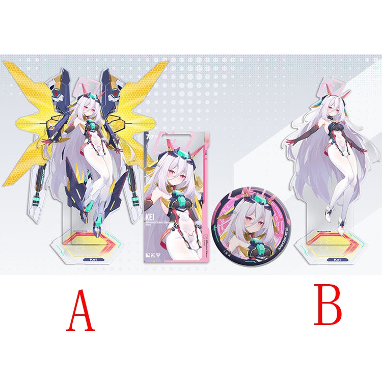 Blue Archive bluearchive ブルーアーカイブ ケイ kei アクリルスタンド アクリルキーホルダー 缶バッジ