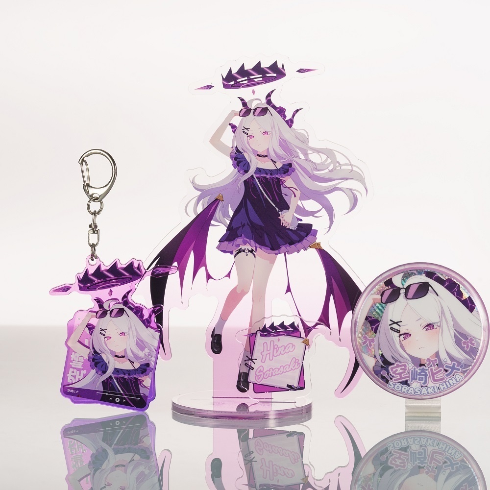 Blue Archive bluearchive ブルーアーカイブ 聖園ミカ 空崎日奈 早瀬ユウカ 生塩ノア アクリルスタンド アクリルキーホルダー 缶バッジ