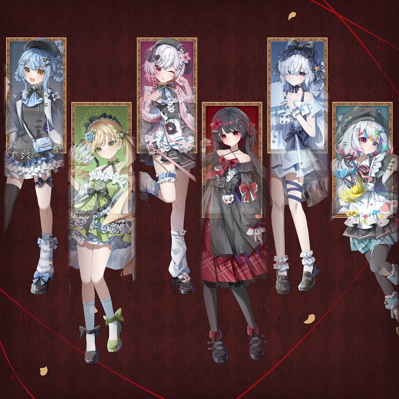 魔法少女ノ魔女裁判 橘シェリー 遠野ハンナ 桜羽エマ 夏目アンアン 二階堂ヒロ 城ケ崎ノア アクリルスタンド アクリルキーホルダー 缶バッジ マウスパッド