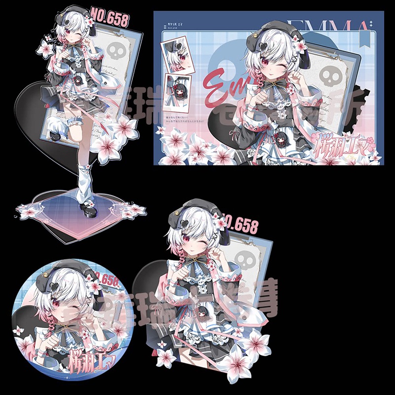 魔法少女ノ魔女裁判 橘シェリー 遠野ハンナ 桜羽エマ 夏目アンアン 二階堂ヒロ 城ケ崎ノア アクリルスタンド アクリルキーホルダー 缶バッジ マウスパッド