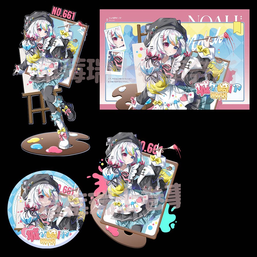 魔法少女ノ魔女裁判 橘シェリー 遠野ハンナ 桜羽エマ 夏目アンアン 二階堂ヒロ 城ケ崎ノア アクリルスタンド アクリルキーホルダー 缶バッジ マウスパッド