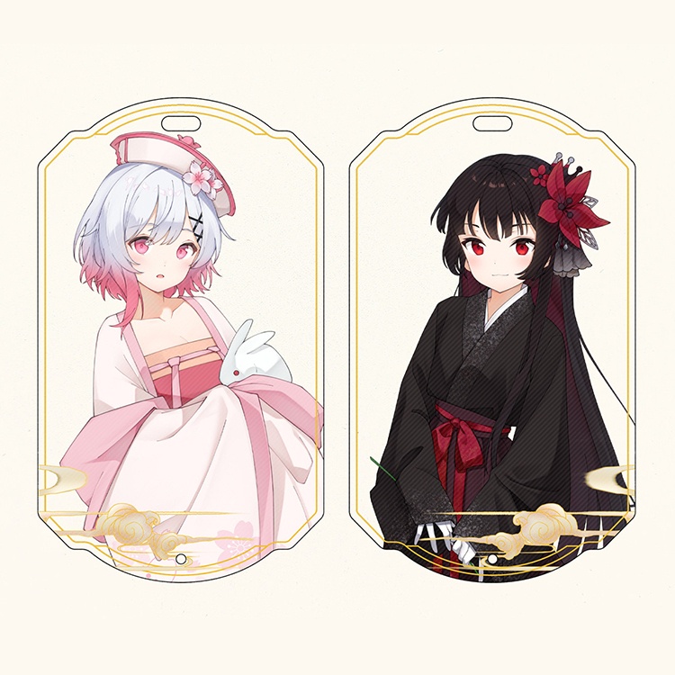 魔法少女ノ魔女裁判 桜羽エマ 二階堂ヒロ アクリルスタンド アクリルキーホルダー タペストリー