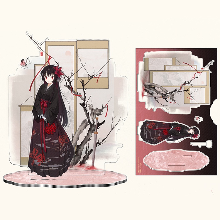 魔法少女ノ魔女裁判 桜羽エマ 二階堂ヒロ アクリルスタンド アクリルキーホルダー タペストリー