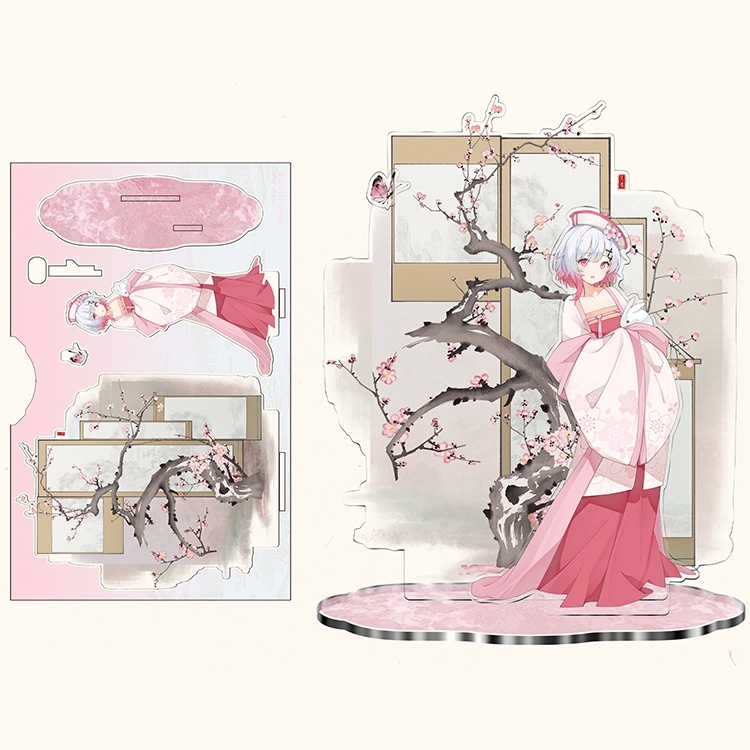 魔法少女ノ魔女裁判 桜羽エマ 二階堂ヒロ アクリルスタンド アクリルキーホルダー タペストリー