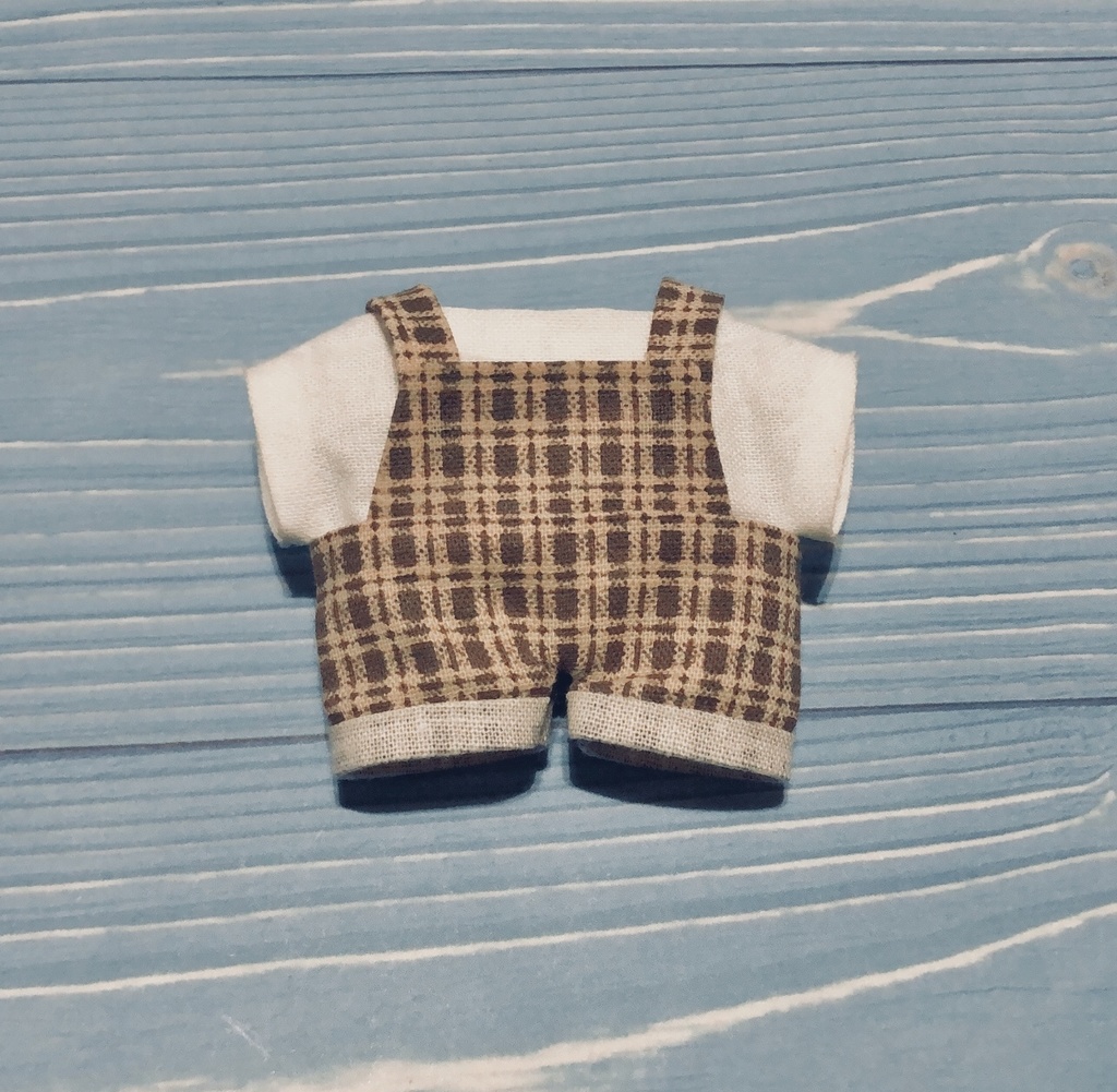 10cm ぬいぐるみ用サロペット